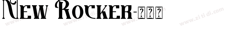 New Rocker字体转换